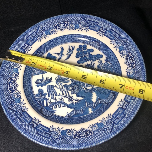 Vintage Blue Willow Plates 8” by Churchill | England - Picture 5 of 6